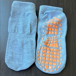 NWOT Gray Non-Slip Socks